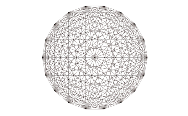 Le système des 22 polygones du cercle