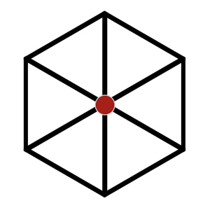 L'hexagone centré