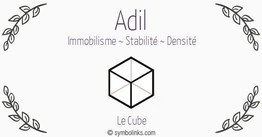 Symbole géonumérologique du prénom Adil