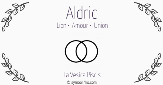 Symbole géonumérologique du prénom Aldric