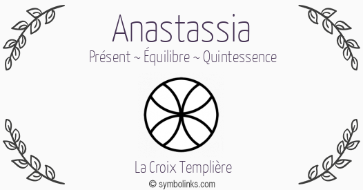 Symbole géonumérologique du prénom Anastassia