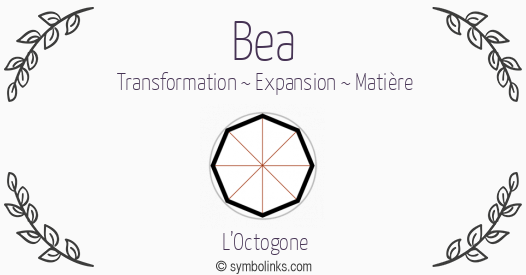 Symbole géonumérologique du prénom Bea