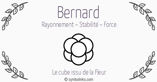 Symbole géonumérologique du prénom Bernard