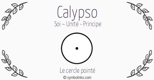 Symbole géonumérologique du prénom Calypso