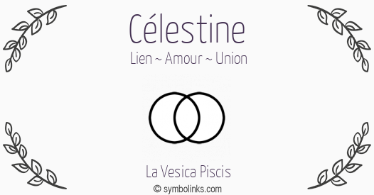 Symbole géonumérologique du prénom Célestine