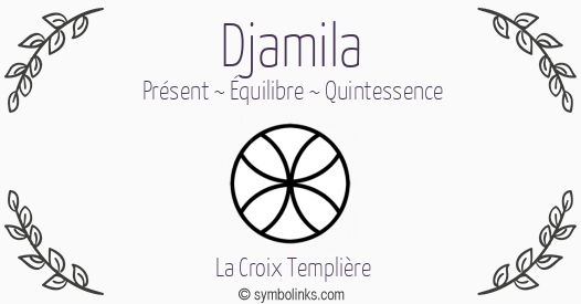 Symbole géonumérologique du prénom Djamila