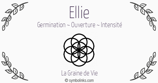 Symbole géonumérologique du prénom Ellie
