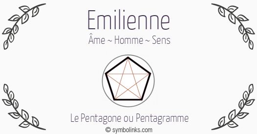 Symbole géonumérologique du prénom Emilienne