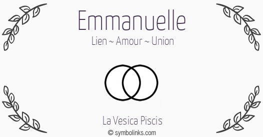 Symbole géonumérologique du prénom Emmanuelle