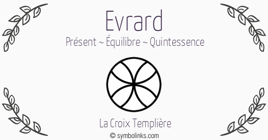 Symbole géonumérologique du prénom Evrard