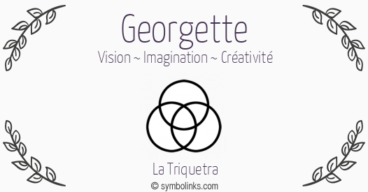 Symbole géonumérologique du prénom Georgette