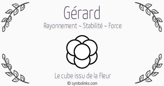 Symbole géonumérologique du prénom Gérard
