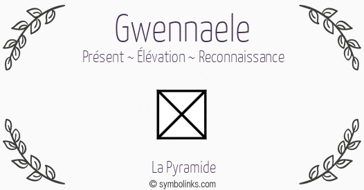 Symbole géonumérologique du prénom Gwennaele