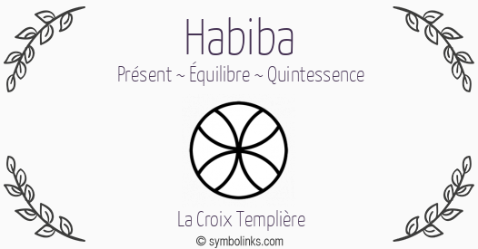 Symbole géonumérologique du prénom Habiba