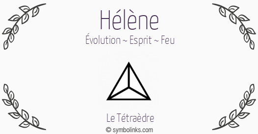 Symbole géonumérologique du prénom Hélène