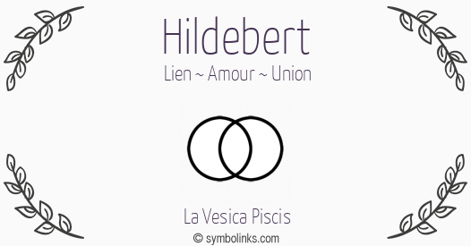 Symbole géonumérologique du prénom Hildebert