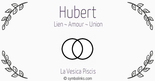 Symbole géonumérologique du prénom Hubert