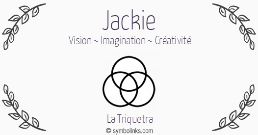 Symbole géonumérologique du prénom Jackie