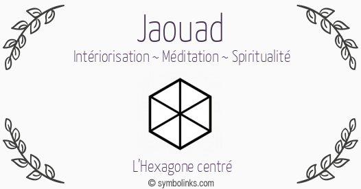 Symbole géonumérologique du prénom Jaouad