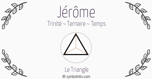 Symbole géonumérologique du prénom Jérôme