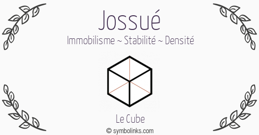 Symbole géonumérologique du prénom Jossué