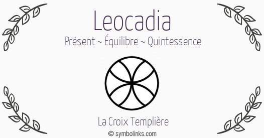 Symbole géonumérologique du prénom Leocadia