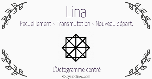 Symbole géonumérologique du prénom Lina