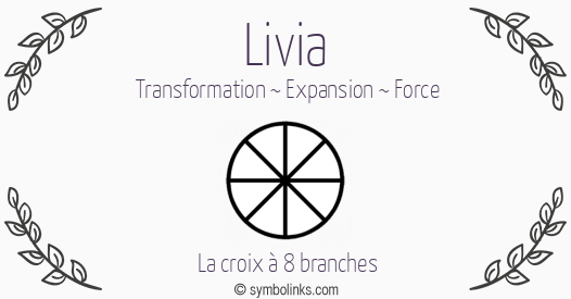 Symbole géonumérologique du prénom Livia