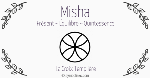 Symbole géonumérologique du prénom Misha