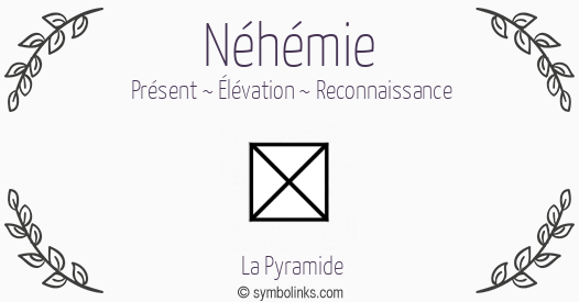 Symbole géonumérologique du prénom Néhémie