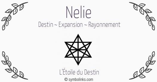 Symbole géonumérologique du prénom Nelie