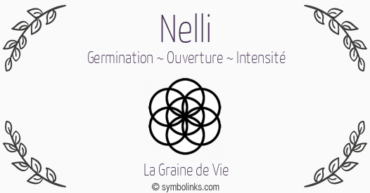 Symbole géonumérologique du prénom Nelli