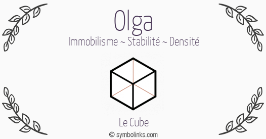 Symbole géonumérologique du prénom Olga