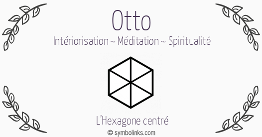 Symbole géonumérologique du prénom Otto