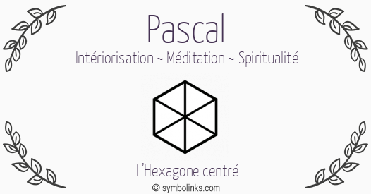 Symbole géonumérologique du prénom Pascal
