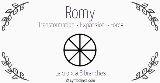 Symbole géonumérologique du prénom Romy
