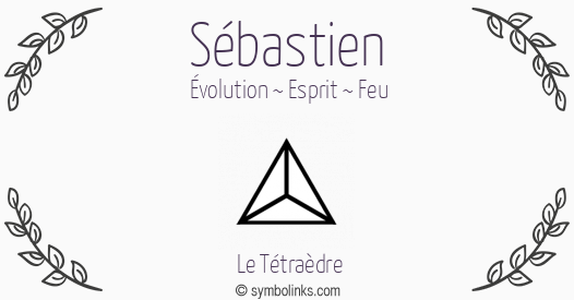 Symbole géonumérologique du prénom Sébastien