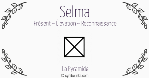 Symbole géonumérologique du prénom Selma