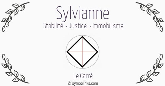 Symbole géonumérologique du prénom Sylvianne