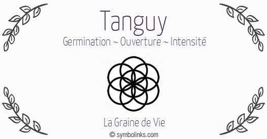 Symbole géonumérologique du prénom Tanguy