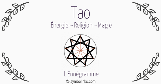 Symbole géonumérologique du prénom Tao
