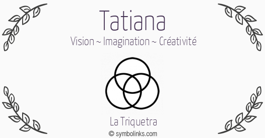Symbole géonumérologique du prénom Tatiana