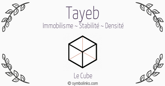 Symbole géonumérologique du prénom Tayeb