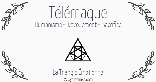 Symbole géonumérologique du prénom Télémaque