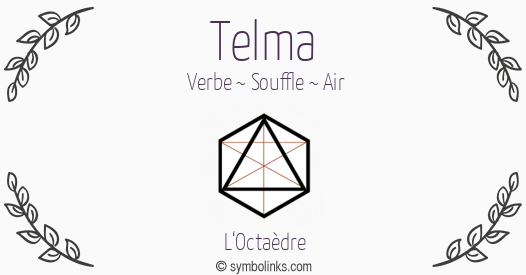 Symbole géonumérologique du prénom Telma