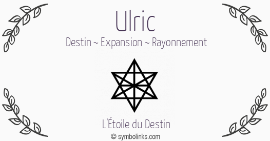 Symbole géonumérologique du prénom Ulric