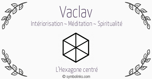 Symbole géonumérologique du prénom Vaclav