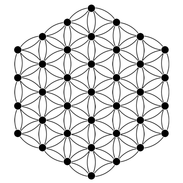 Les 37 connexions internes de la Fleur de Vie