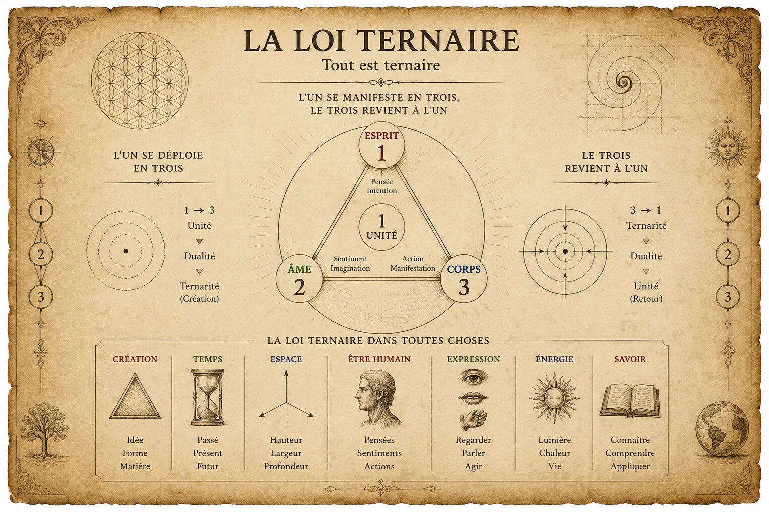 La Loi Ternaire — tout est ternaire