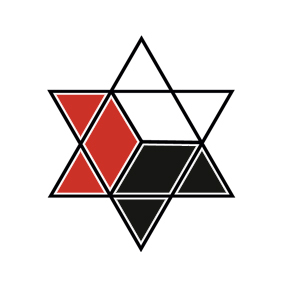 Le cube s'ouvrant en étoile — l'hexagramme révèle le cube en son cœur